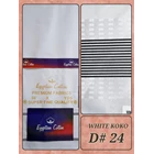 Kain Polyester + Egyptian Cotton Border Premium White 1