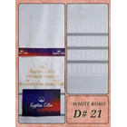 Kain Polyester + Egyptian Cotton Border Premium White 4