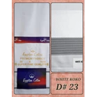 Kain Polyester + Egyptian Cotton Border Premium White 5