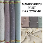 Bahan Kain Mango Yoryu Print / Kain Satin 10