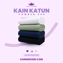Kain Katun (Cotton) Combed 30s Premium - Koleksi 30+ Warna Terbaik