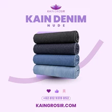 Kain Nude Denim Premium - Lebar 180 cm Gramasi 180 gsm