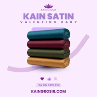 Premium Valentino Cady Satin Fabric - Complete 40 Color Collection