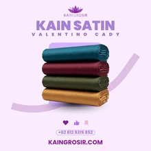 Kain Satin Valentino Cady Premium - Koleksi Lengkap 40 Warna