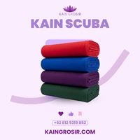 Kain Scuba Premium - Tekstur Tebal Lembut Lentur