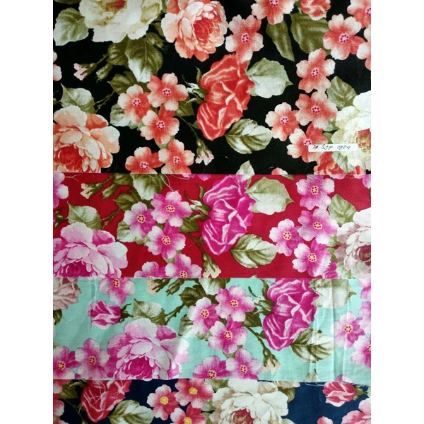 Cotton Fabrics printed flower designs