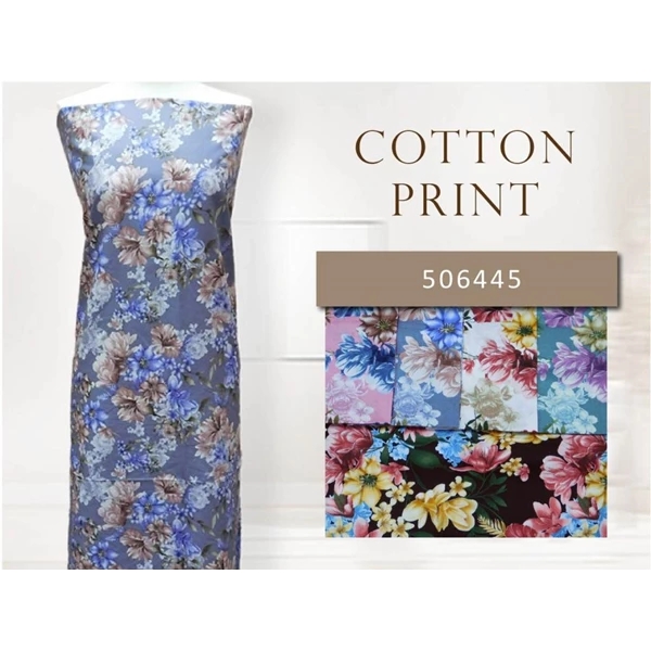 Cotton print Material Cotton series 506455