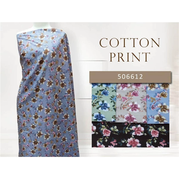 Cotton print Material Cotton series 506612