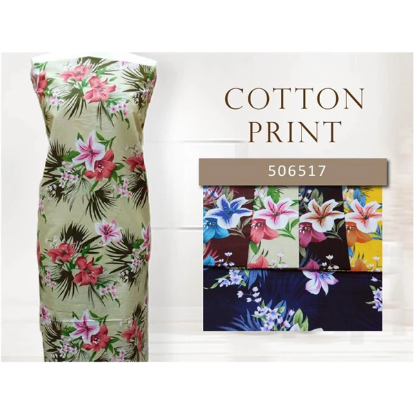 Cotton print Material Cotton series 506517