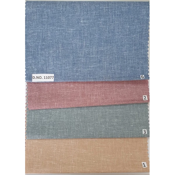Plain linen fabric series D.No.11077